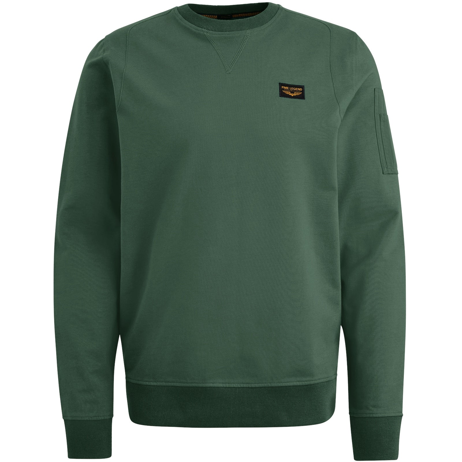 Sweatshirt aus Baumwolle - 6072-Deep Jungle - Grün