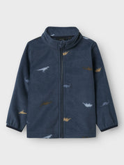 Fleecejacke gemustert - Spellbound - Blau
