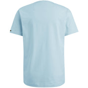 T-Shirt aus Baumwolle - 5326-Airy Blue - Blau