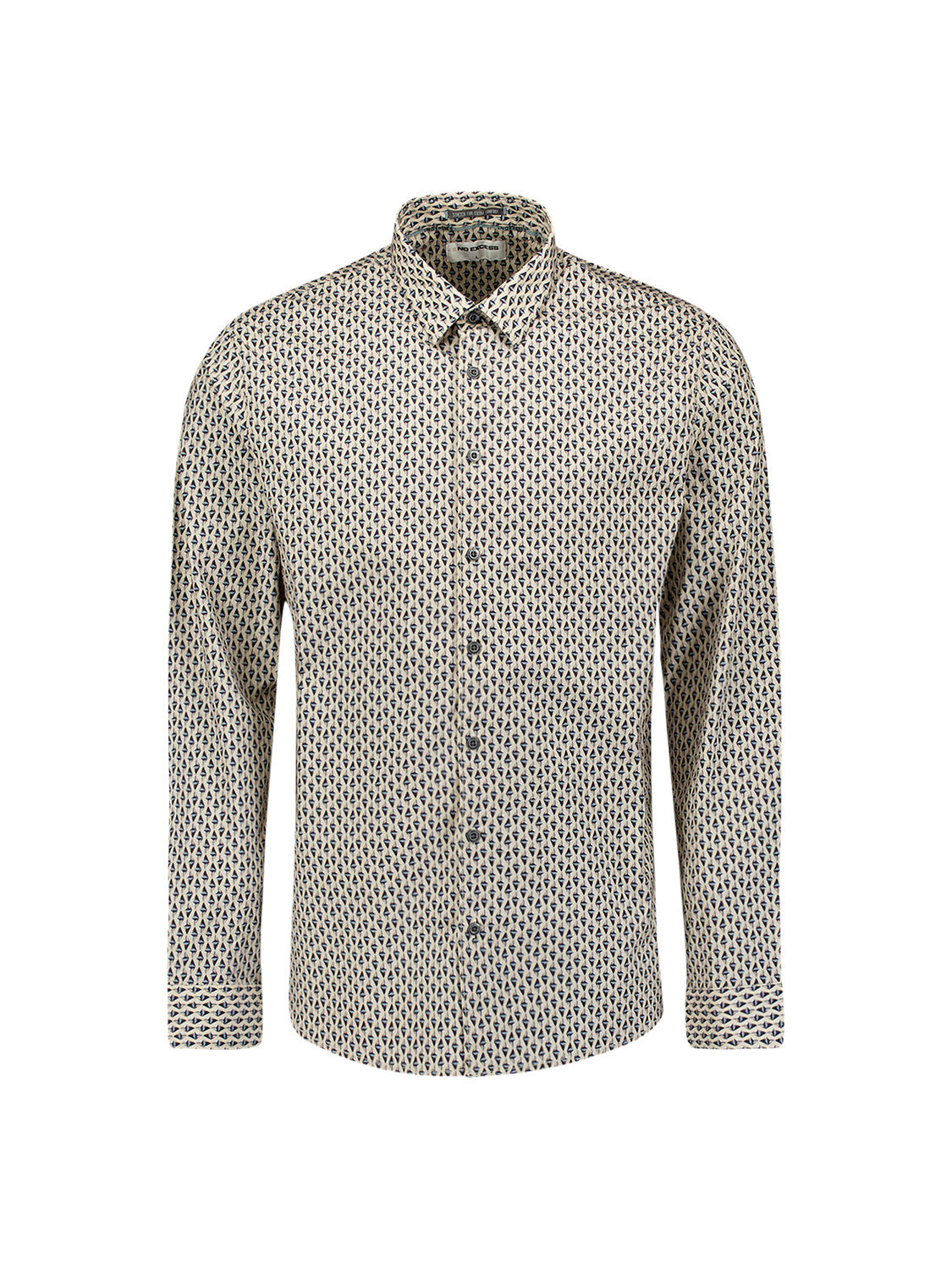 Hemd Regular Fit - 010-White - Beige