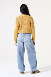 Jeans Tapered Fit - 6879-light used - Blau