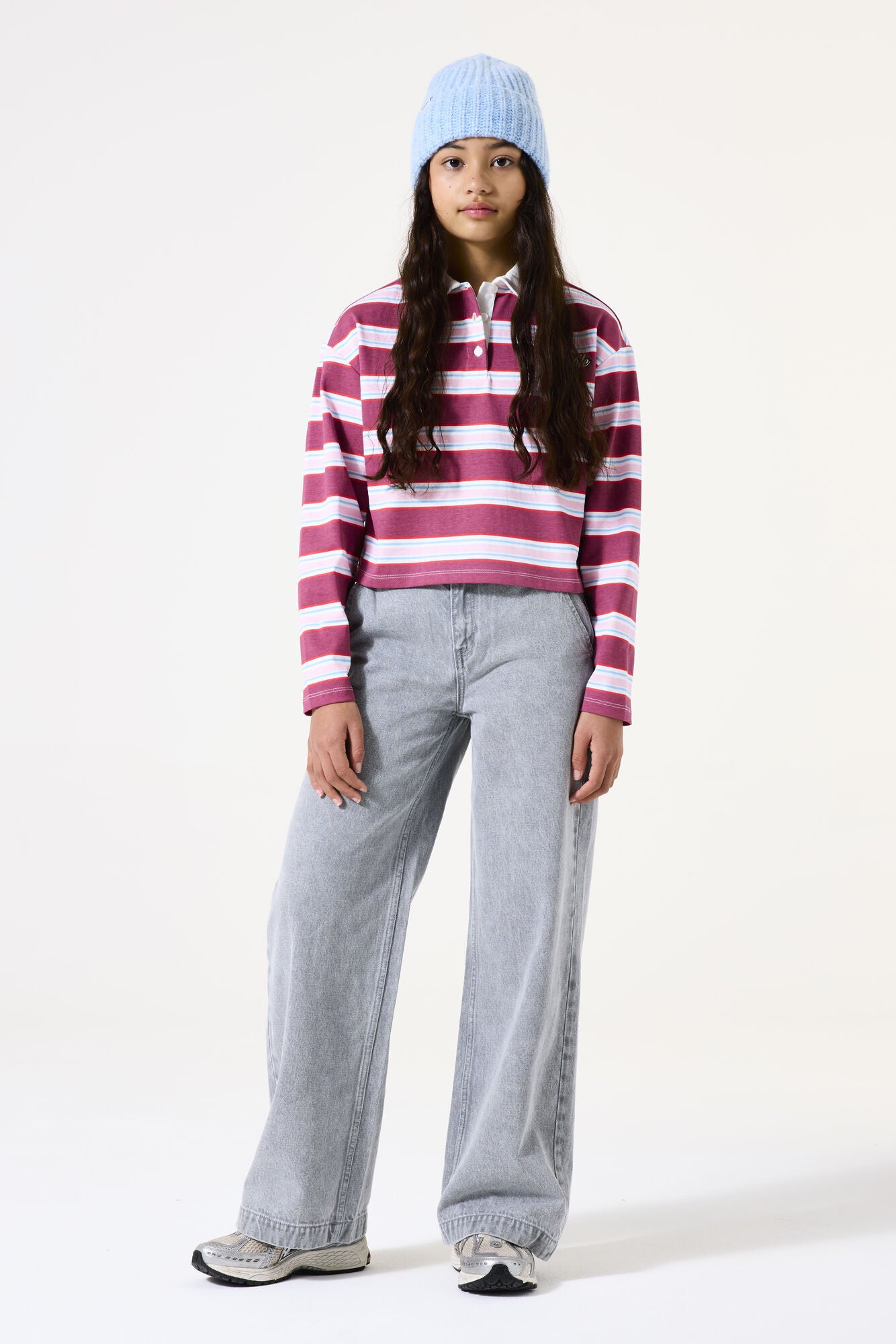 Poloshirt aus Baumwolle - 6907-plum rose - Rosa