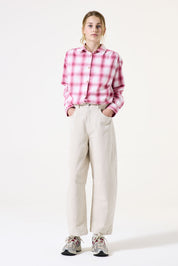 Cordhose aus Baumwolle - 4294-whitecap - Creme