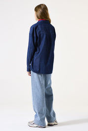 Bluse - 1020-medium used - Blau