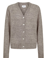 Strickcardigan NURIETTE aus Wollmix - 5697 - Braun