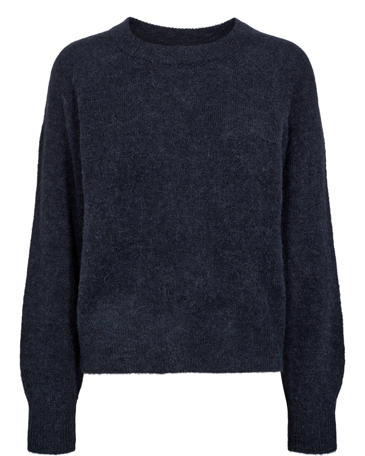Strickpullover NURIETTE aus Wollmix - 3038 - Blau
