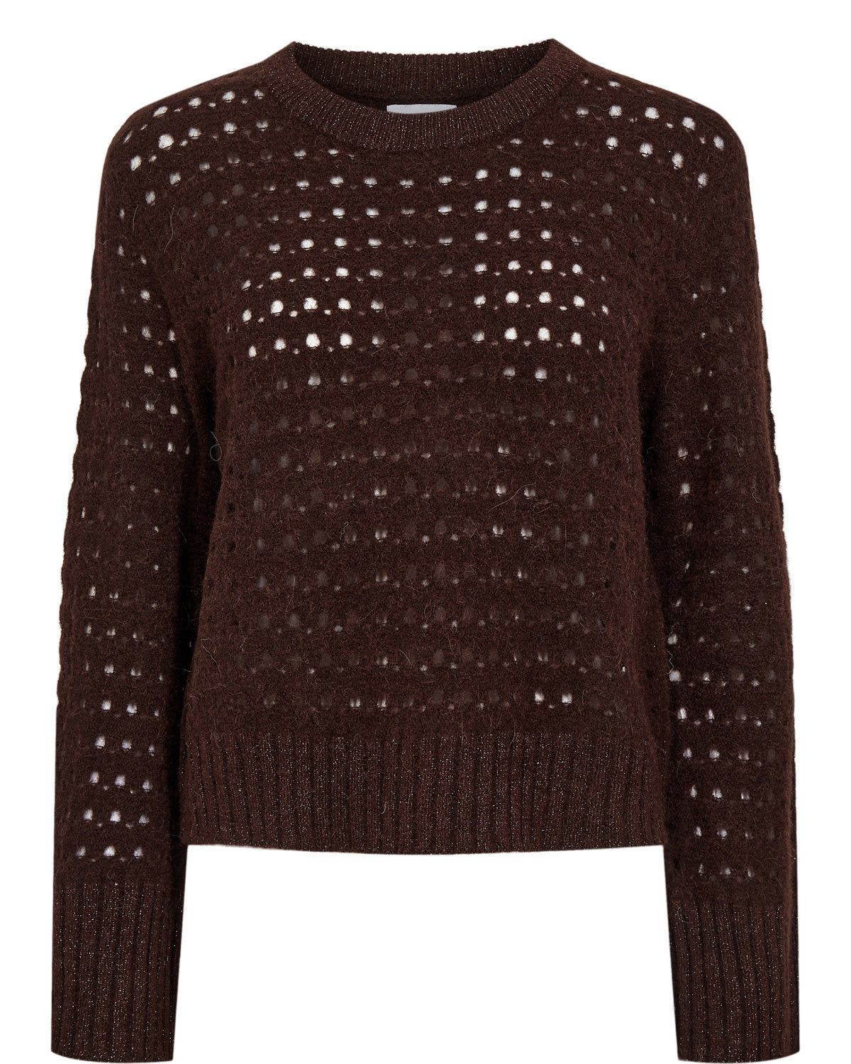 Strickpullover aus Woll-Mix - 5698 - Braun