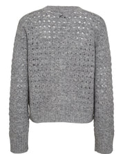 Cardigan aus Woll-Mix - 0517 - Grau