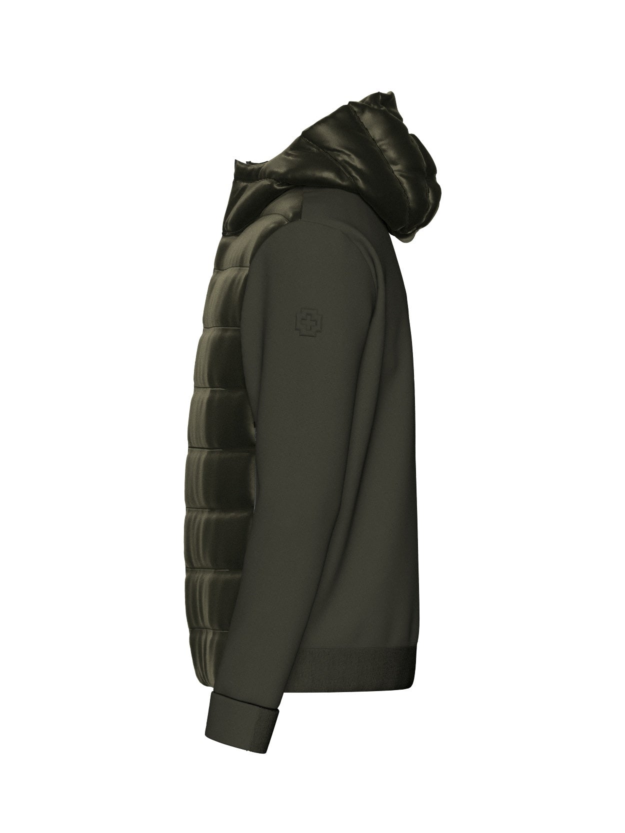 Steppjacke mit Kapuze - 316 - Grün