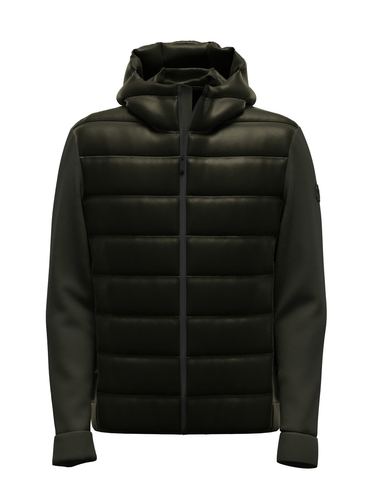 Steppjacke mit Kapuze - 316 - Grün