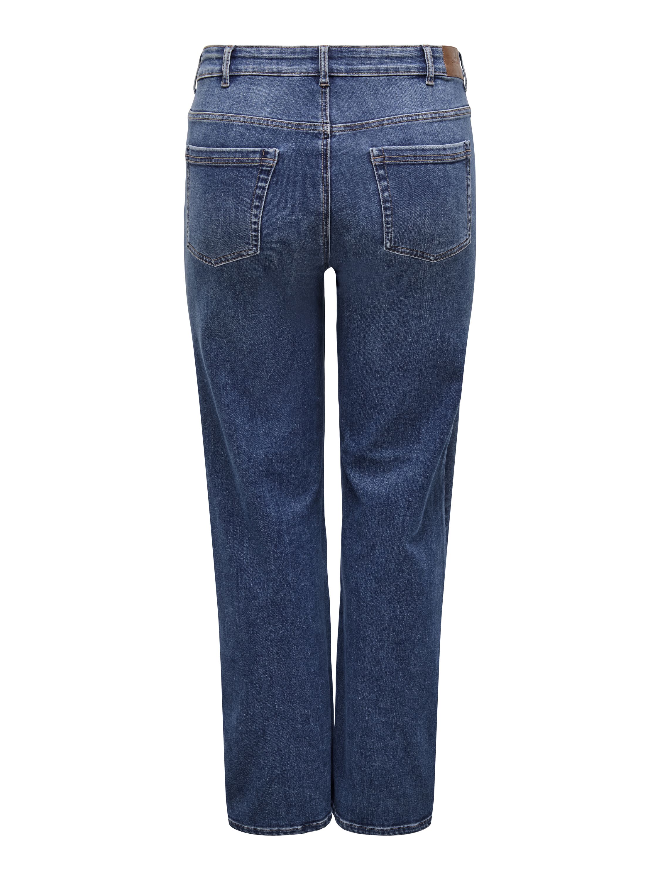 Jeans CARWILLY Straight Leg - Dark Blue Denim - Blau