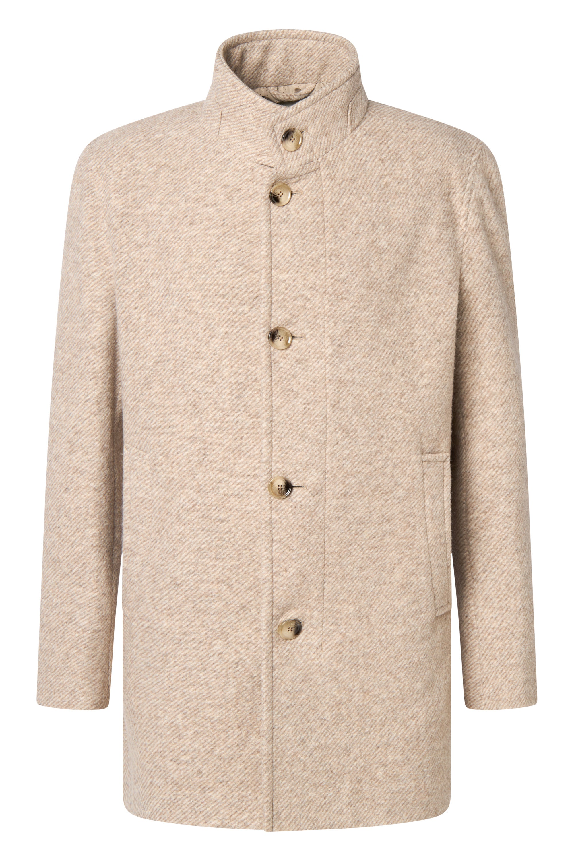 Mantel FYNN mit Stehkragen - 106 - Beige