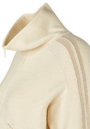 Strickpullover LEO LOVE Cropped Fit - 5608-Elfenbein - Creme