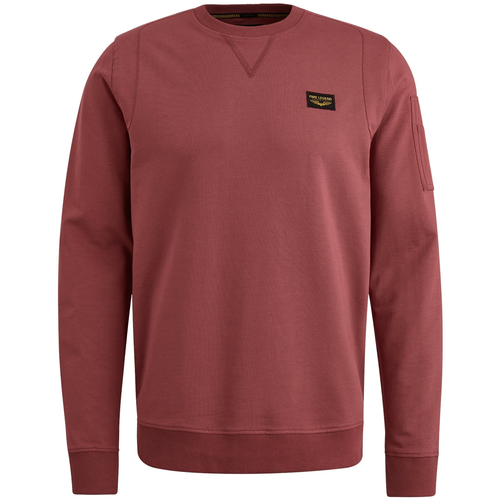 Sweatshirt aus Baumwolle - 4021-Dry Rose - Rot