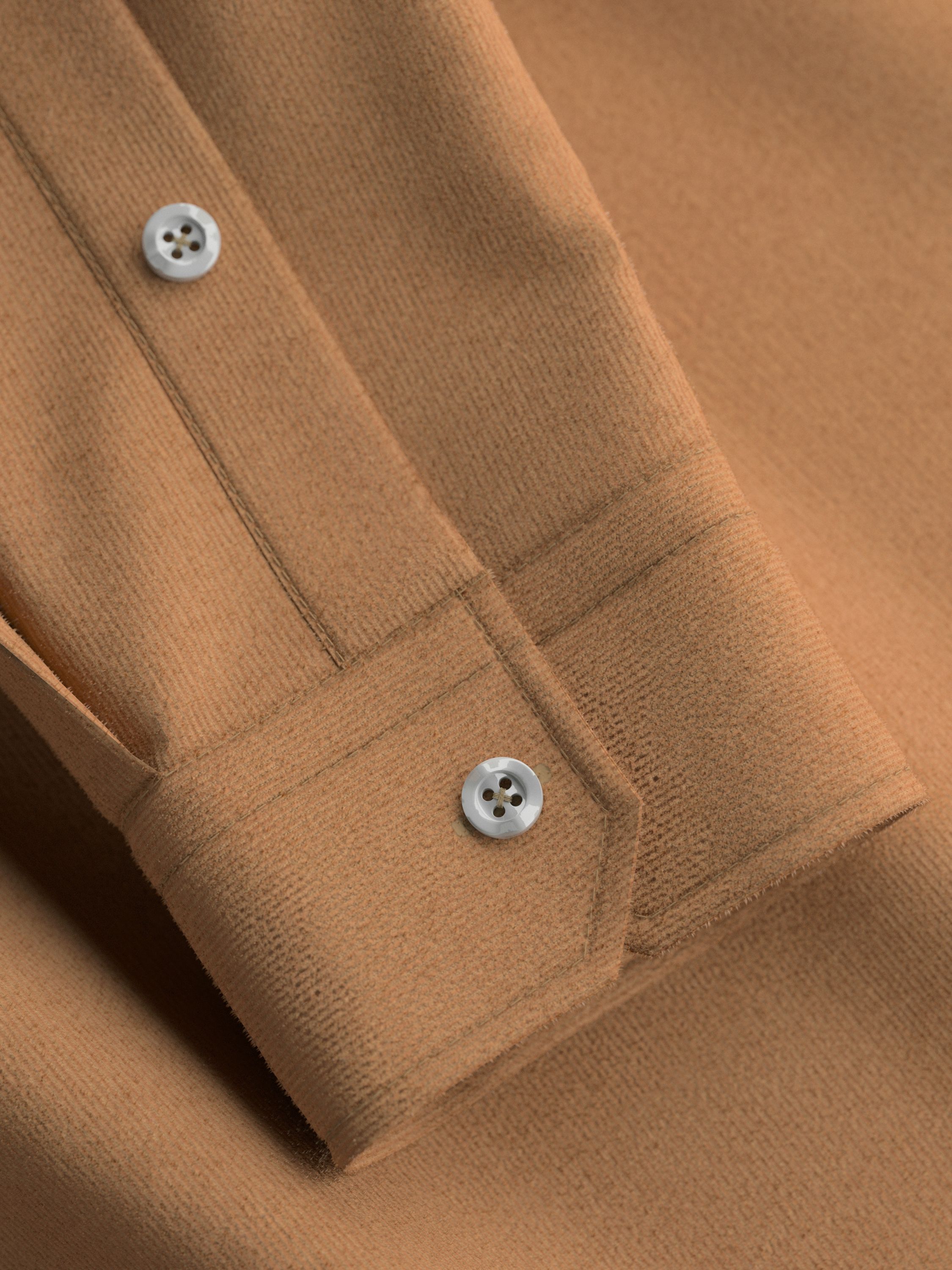 Hemd COREY Regular Fit aus Cord - 263 - Beige