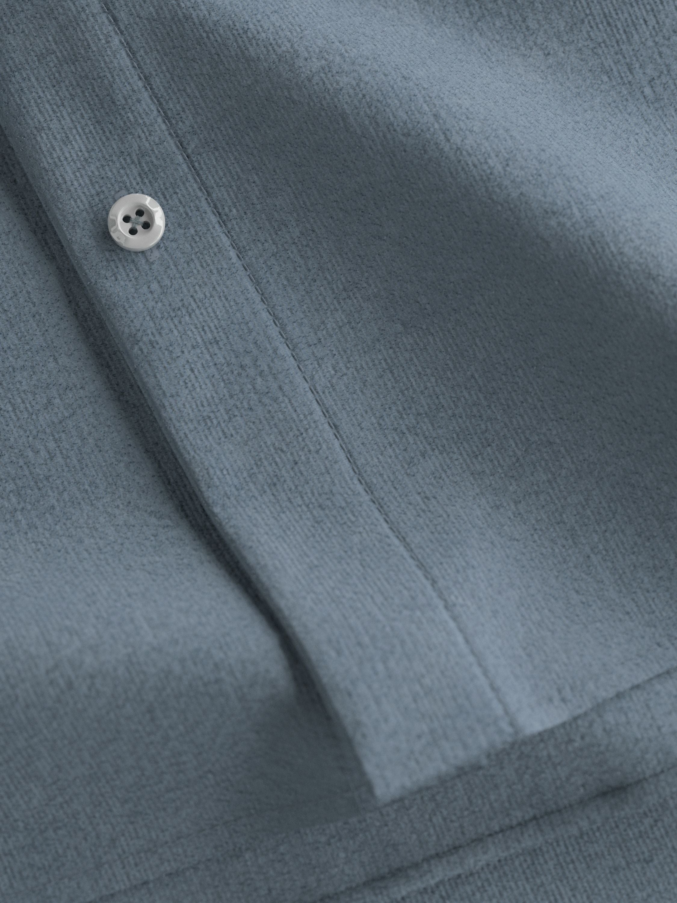 Hemd COREY Regular Fit aus Cord - 442 - Blau