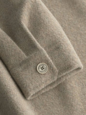 Overshirt aus Wolle - 270 - Beige