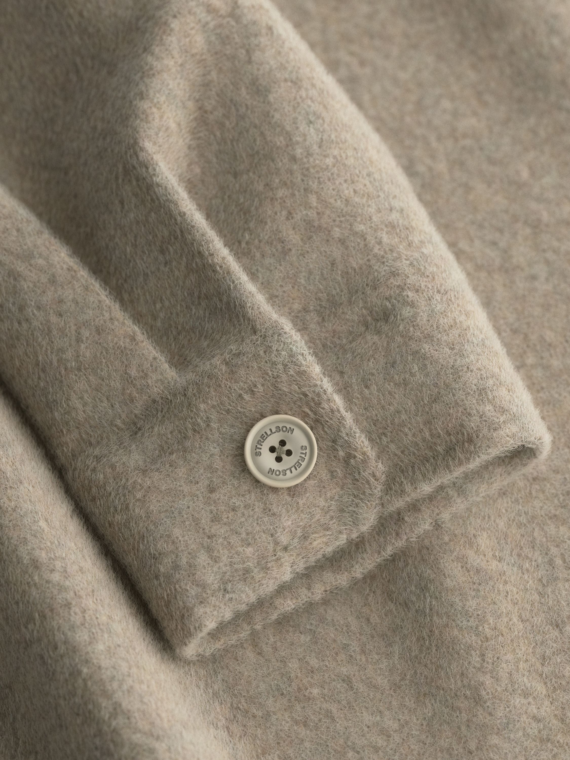 Overshirt aus Wolle - 270 - Beige