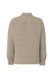 Overshirt aus Wolle - 270 - Beige