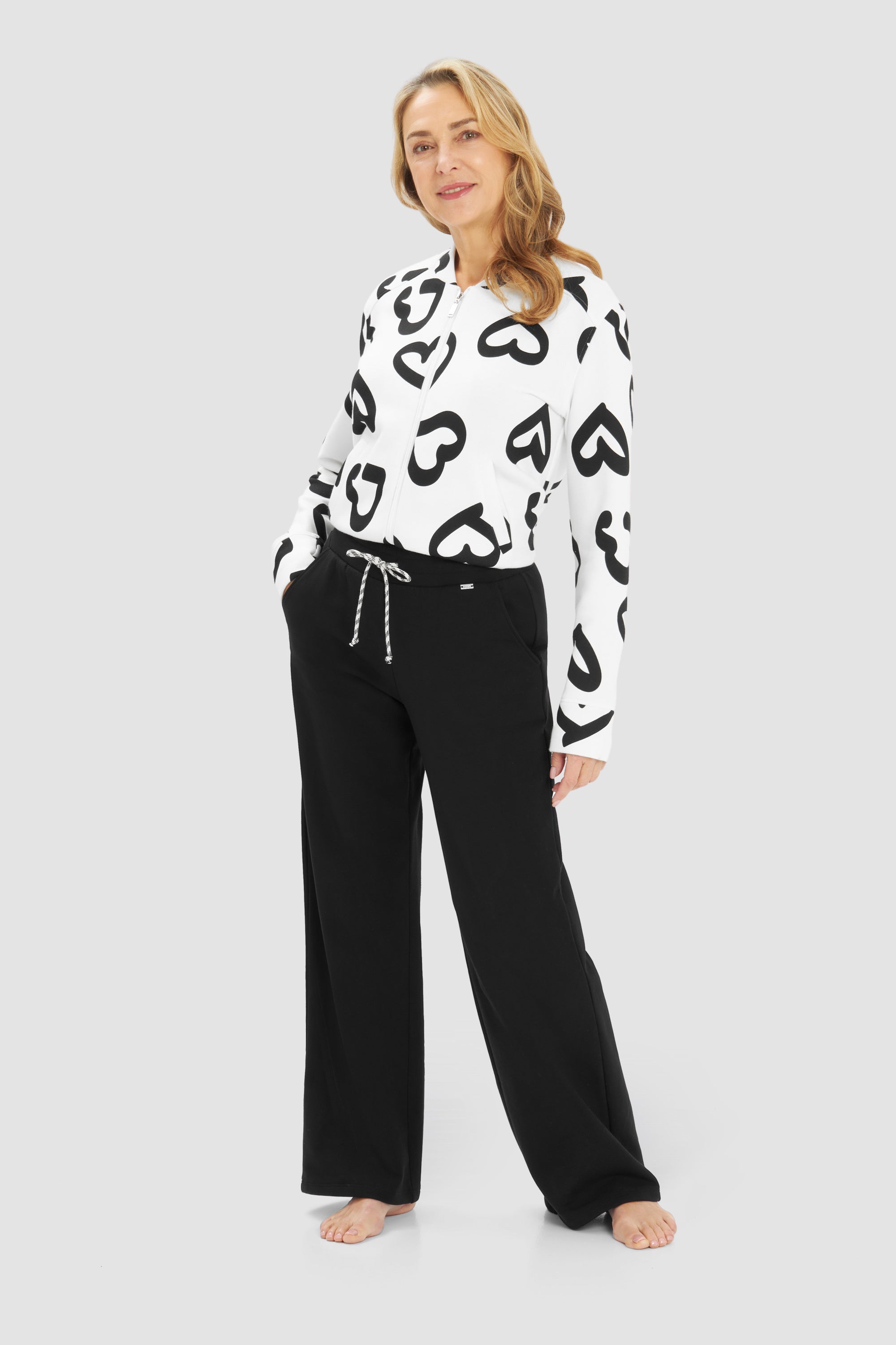Jogginghose Wide Leg - 10995 - Schwarz