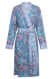 Kimono aus Baumwollmix - 16541 - Blau
