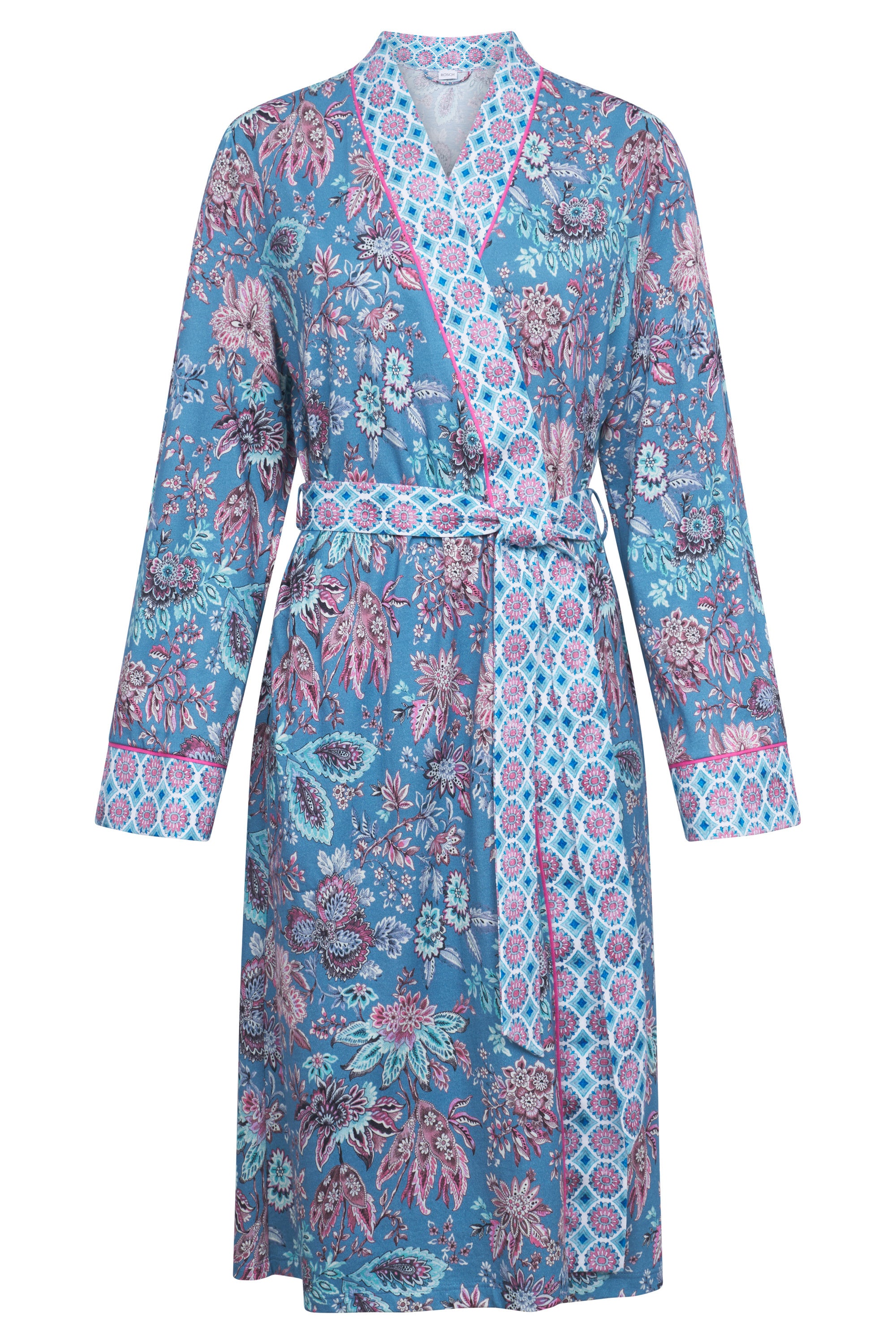 Kimono aus Baumwollmix - 16541 - Blau