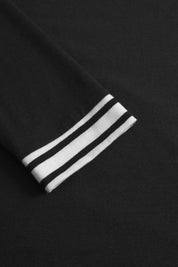Langarmshirt aus Viskosemix - 10995 - Schwarz