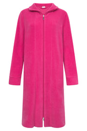 Fleecerobe mit Troyerkragen - 10012 - Pink
