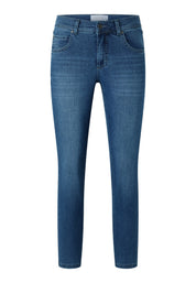Jeans Slim Fit - 3358-mid blue used - Blau