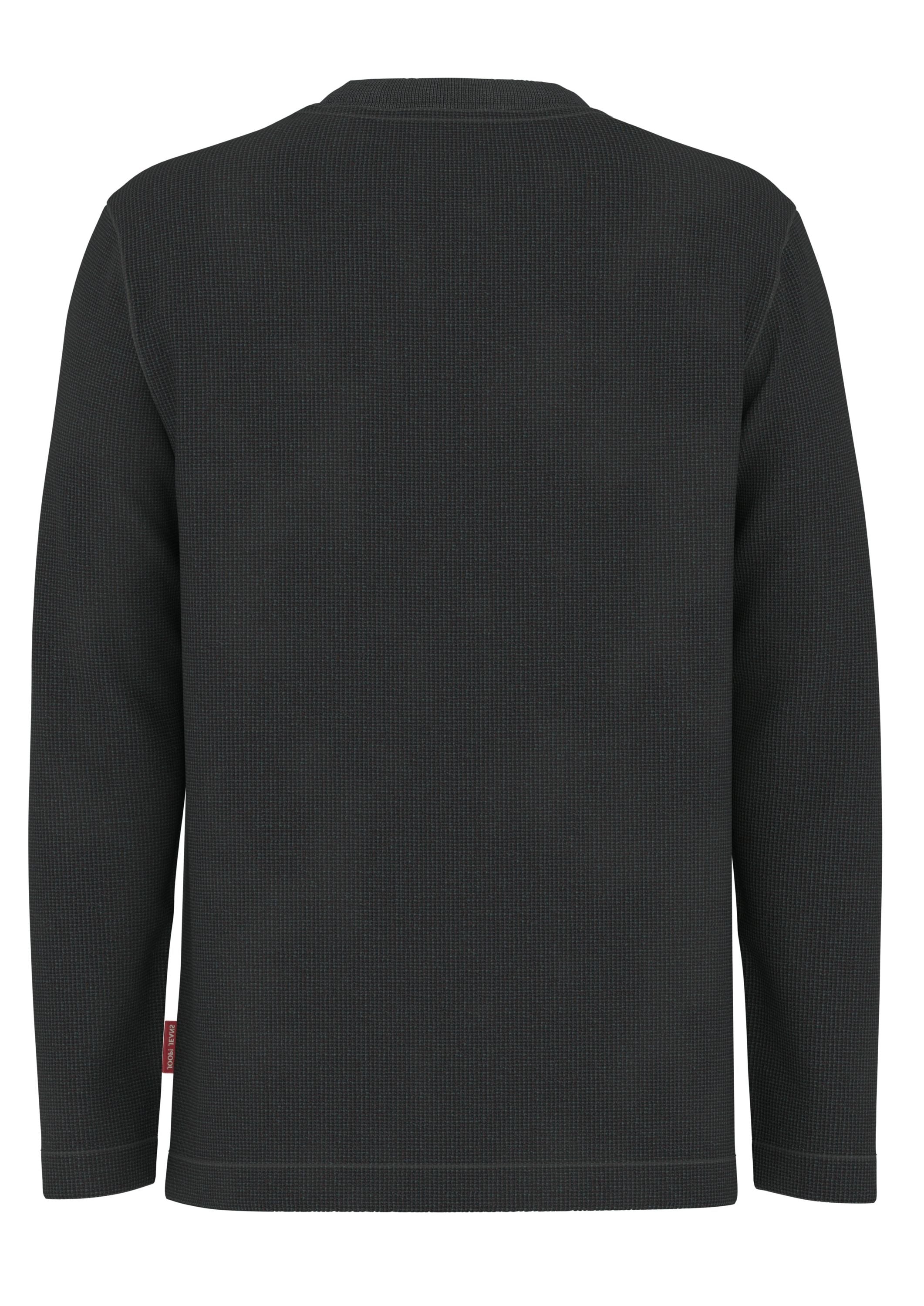 Strickpullover aus Baumwolle - 001-Black - Schwarz