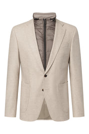 Sakko Slim Fit aus Wollmix - 270 - Beige