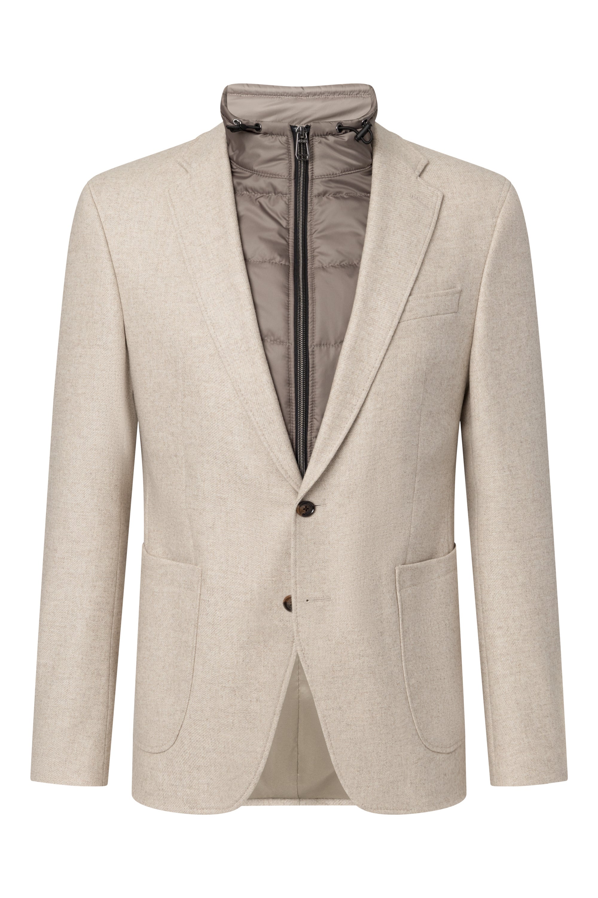 Sakko Slim Fit aus Wollmix - 270 - Beige