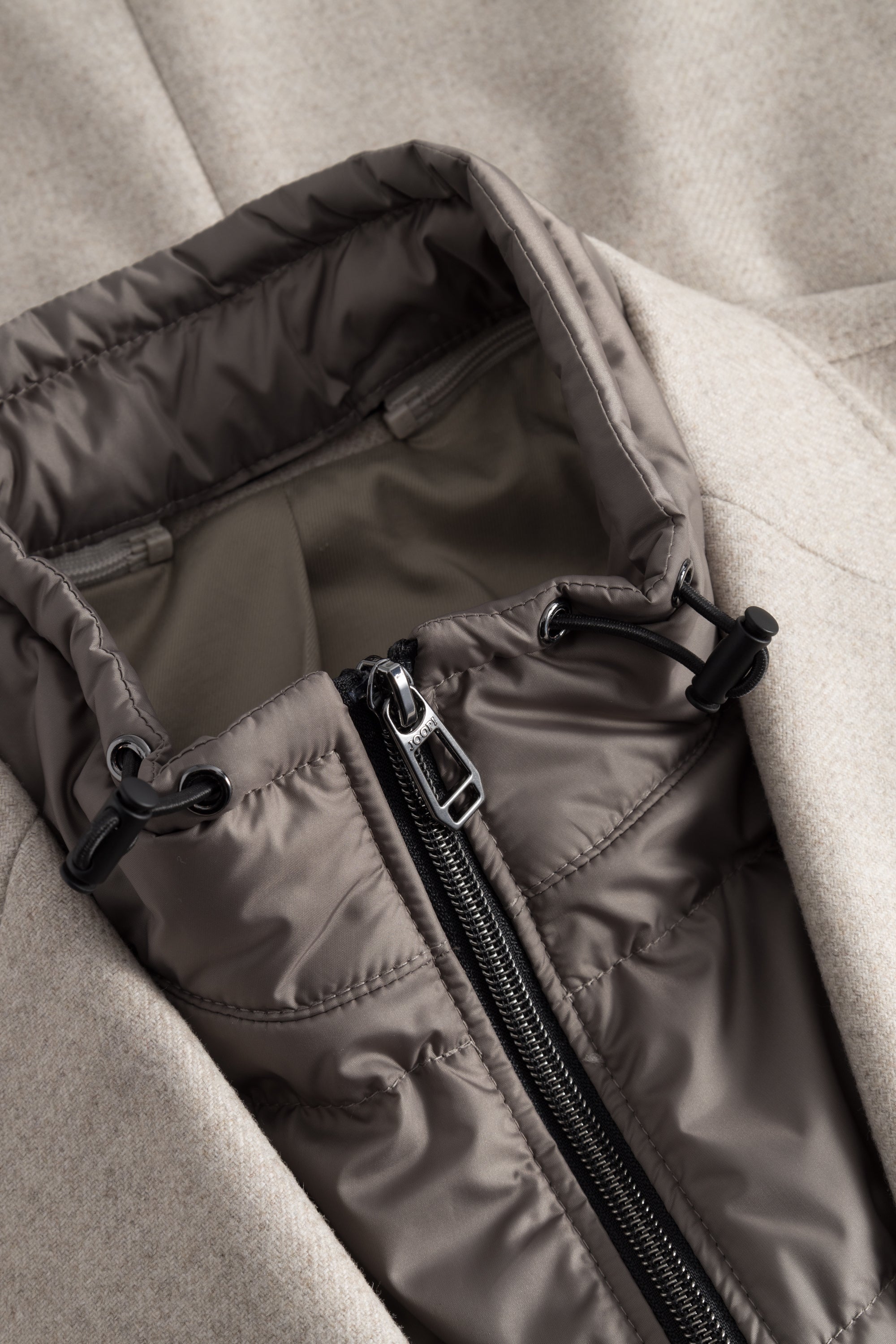 Sakko Slim Fit aus Wollmix - 270 - Beige