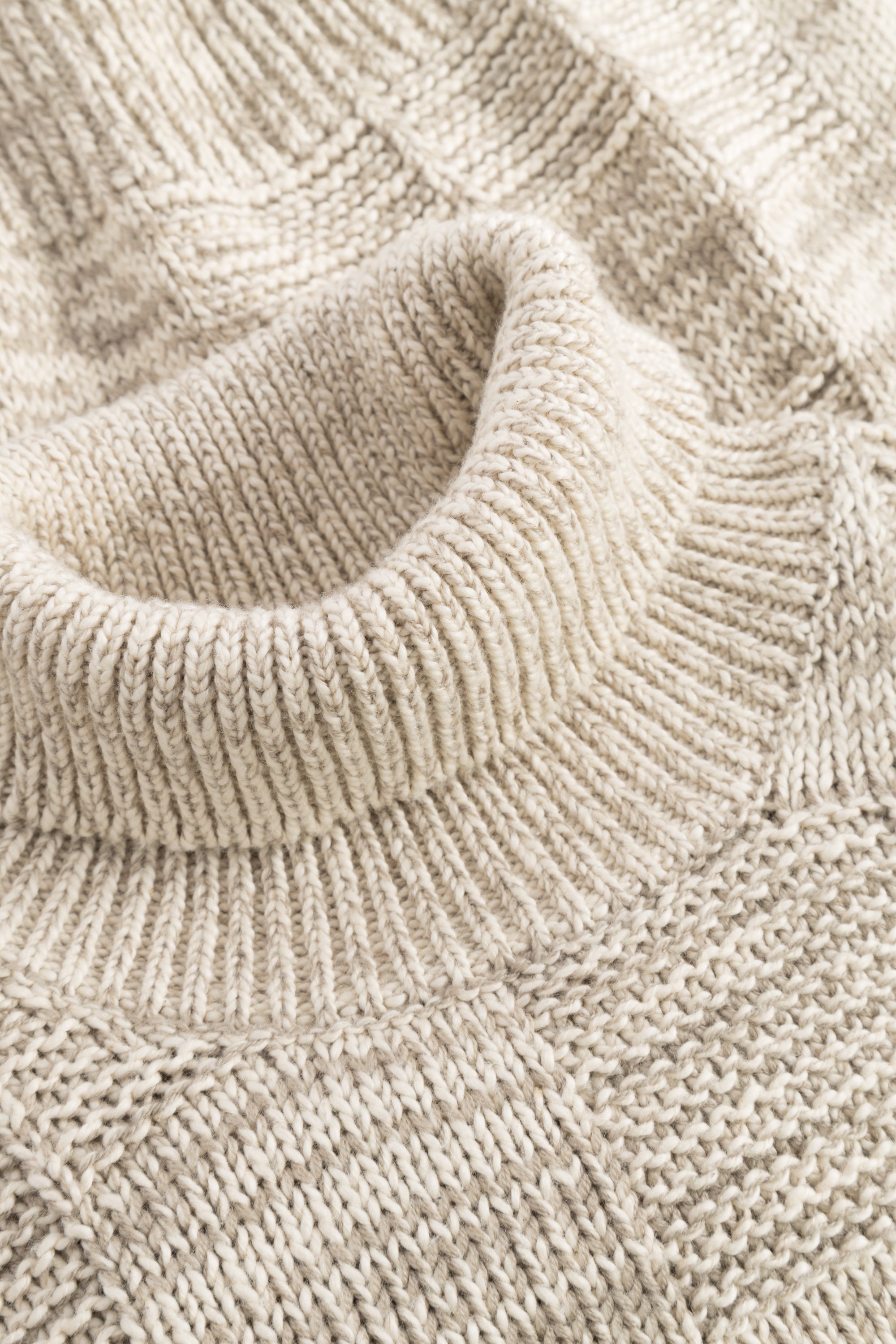 Strickpullover aus Baumwollmix - 262-Medium Beige - Beige