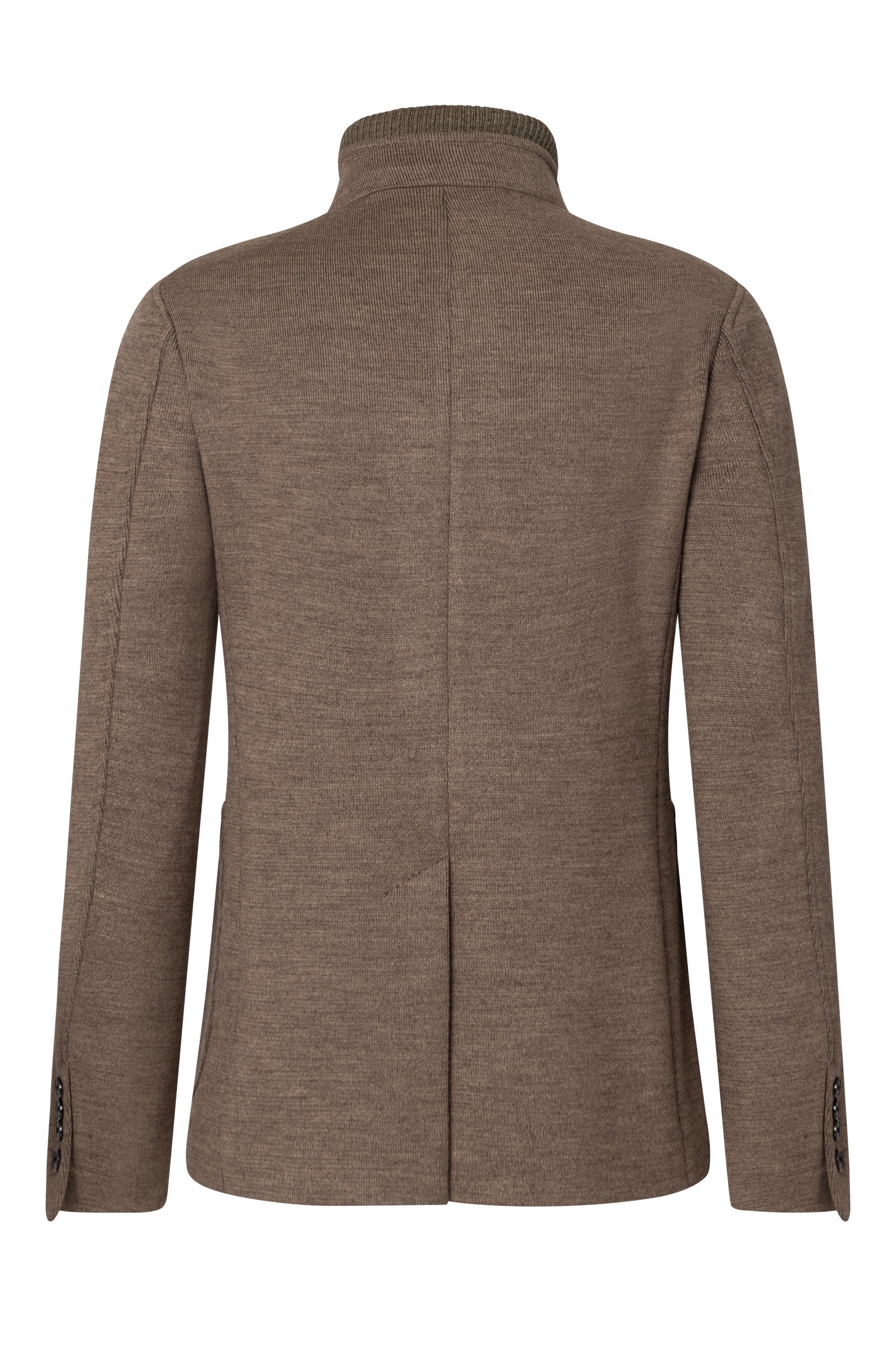 Sakko Slim Fit mit Stehkragen - 279 - Braun