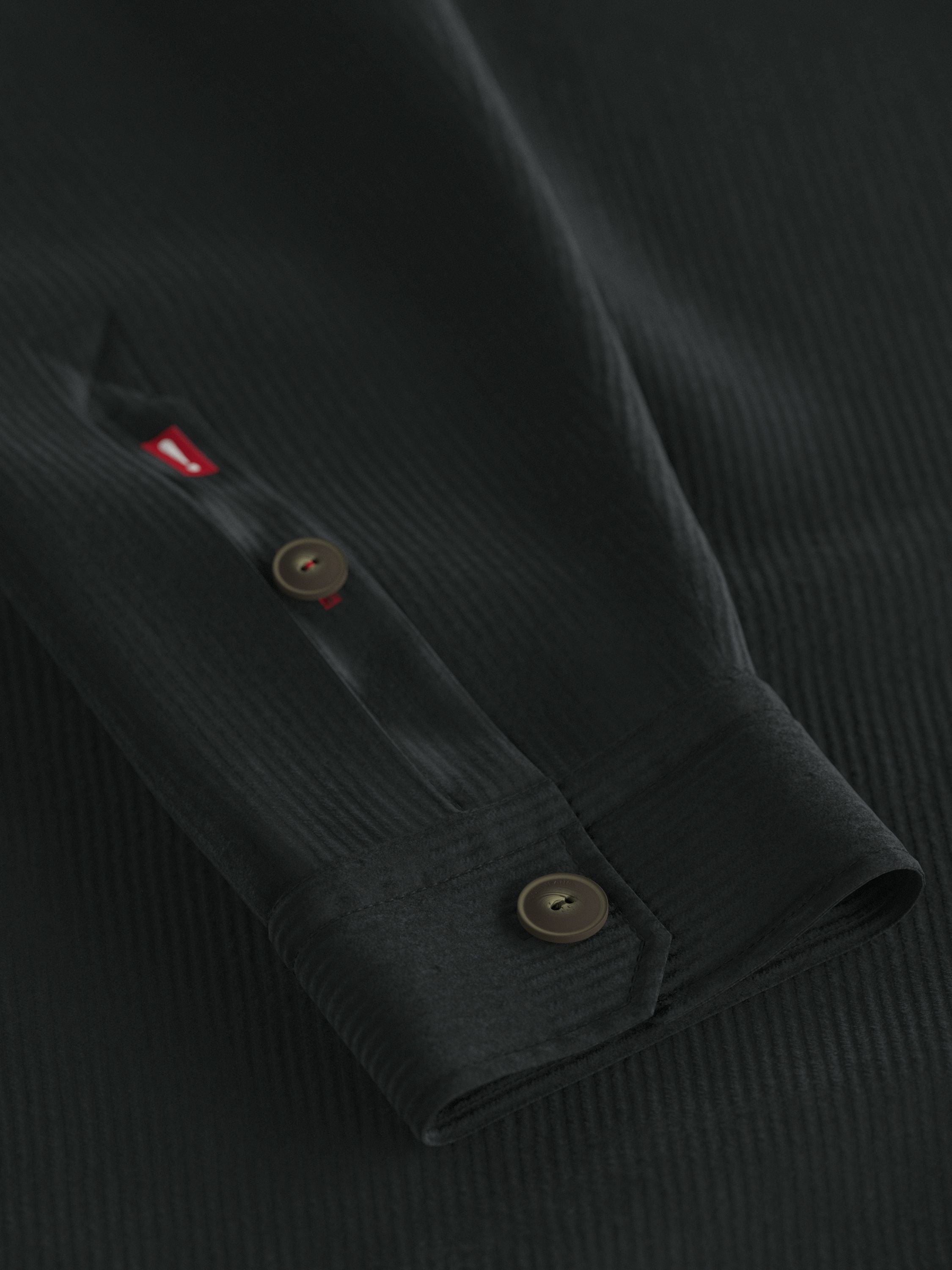 Cordovershirt aus Baumwolle - 401-Dark Blue - Blau