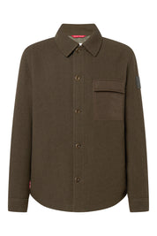 Overshirt aus Wollmix - 320-Bright Green - Khaki
