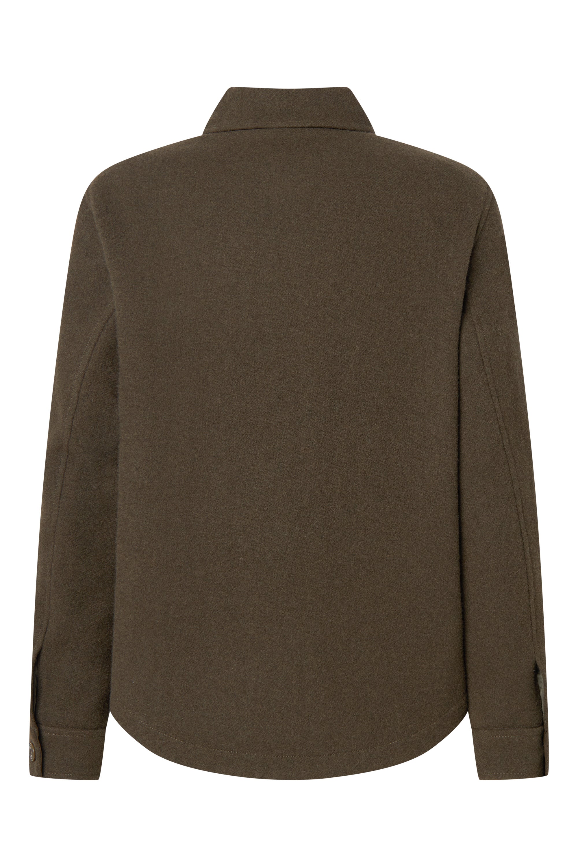 Overshirt aus Wollmix - 320-Bright Green - Khaki