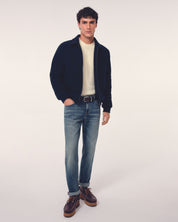 Bomberjacke BRADY mit aufliegendem Kragen - 402-Dark Blue - Blau
