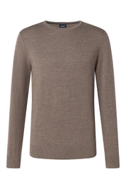 Strickpullover DENNY aus Schurwolle - 219 - Braun