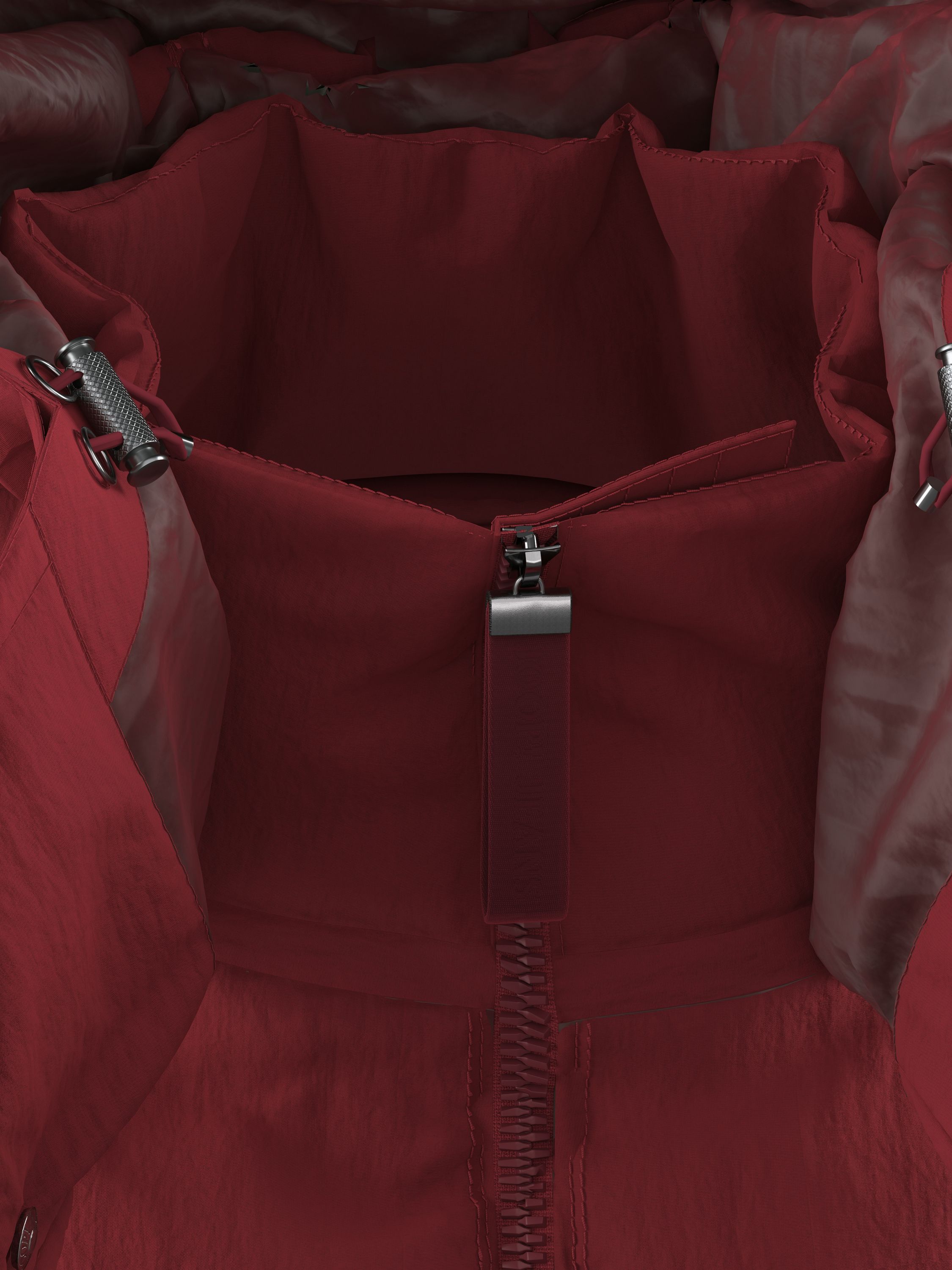 Steppjacke JOSHAS mit abnehmbarer Kapuze - 601-Dark Red - Rot