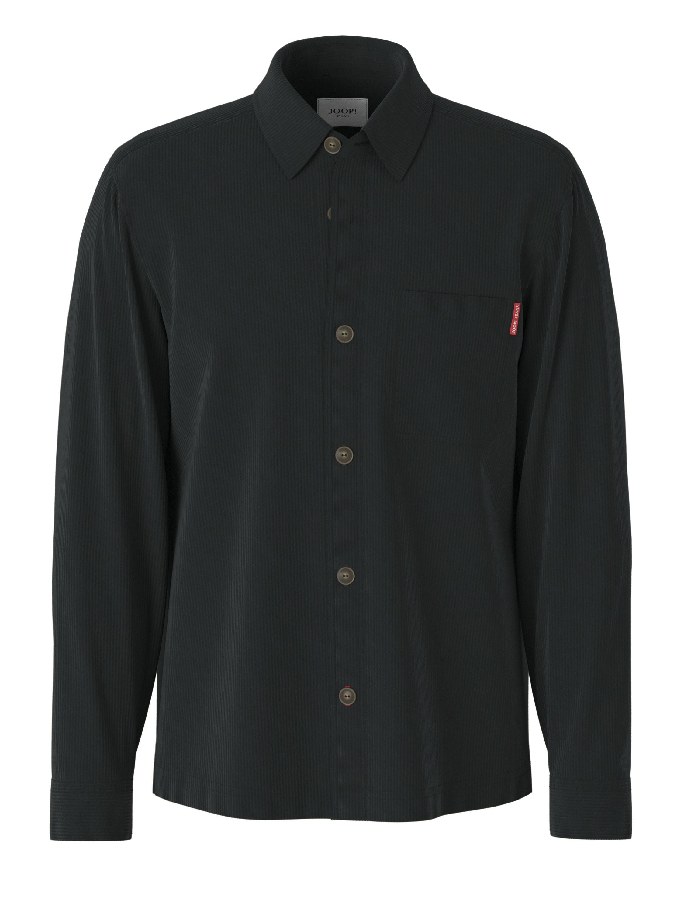 Cordovershirt aus Baumwolle - 401-Dark Blue - Blau