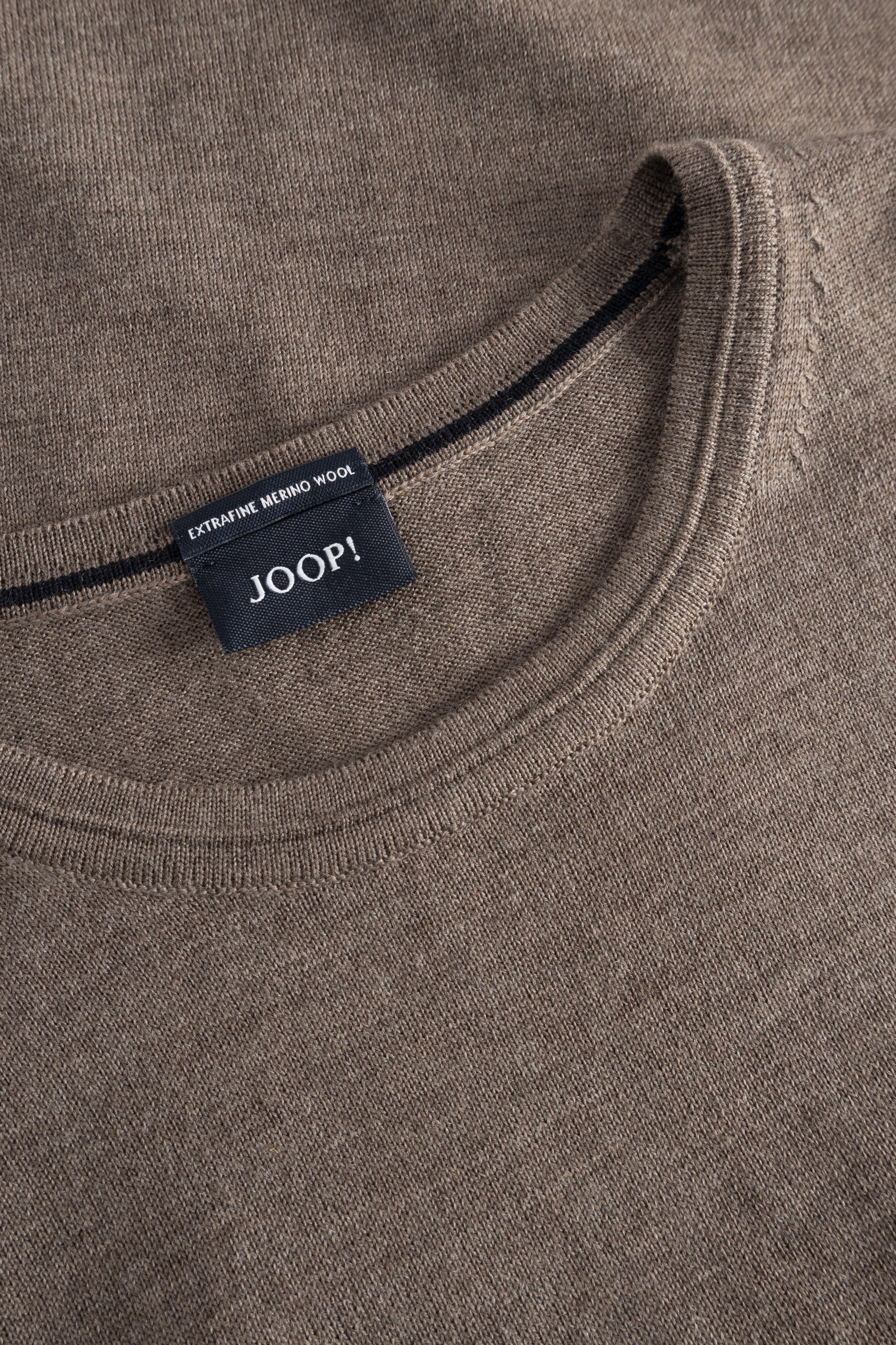 Strickpullover DENNY aus Schurwolle - 219 - Braun