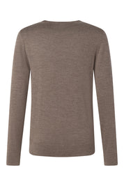 Strickpullover DENNY aus Schurwolle - 219 - Braun
