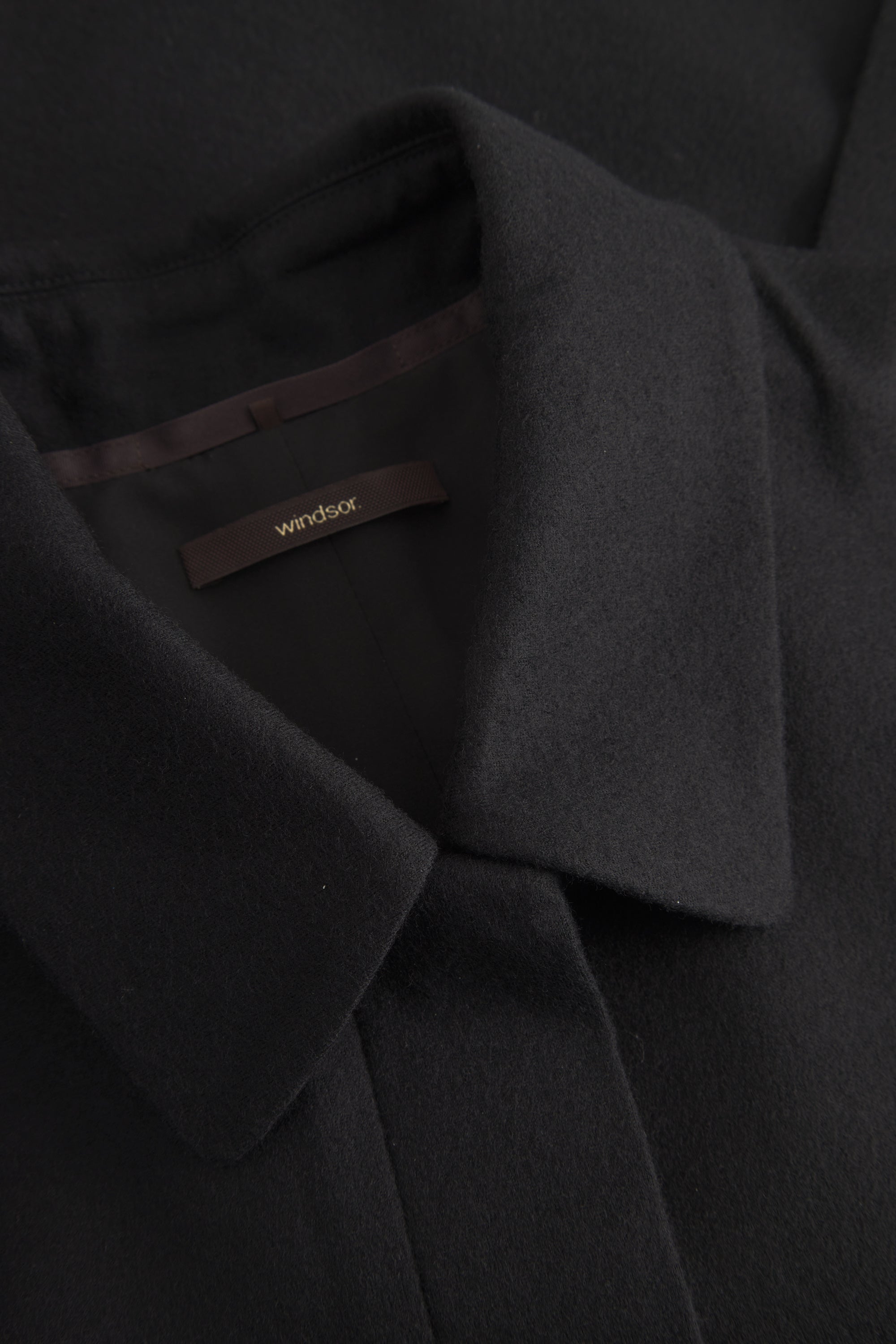 Jacke Regular Fit aus Wolle - Black - Schwarz