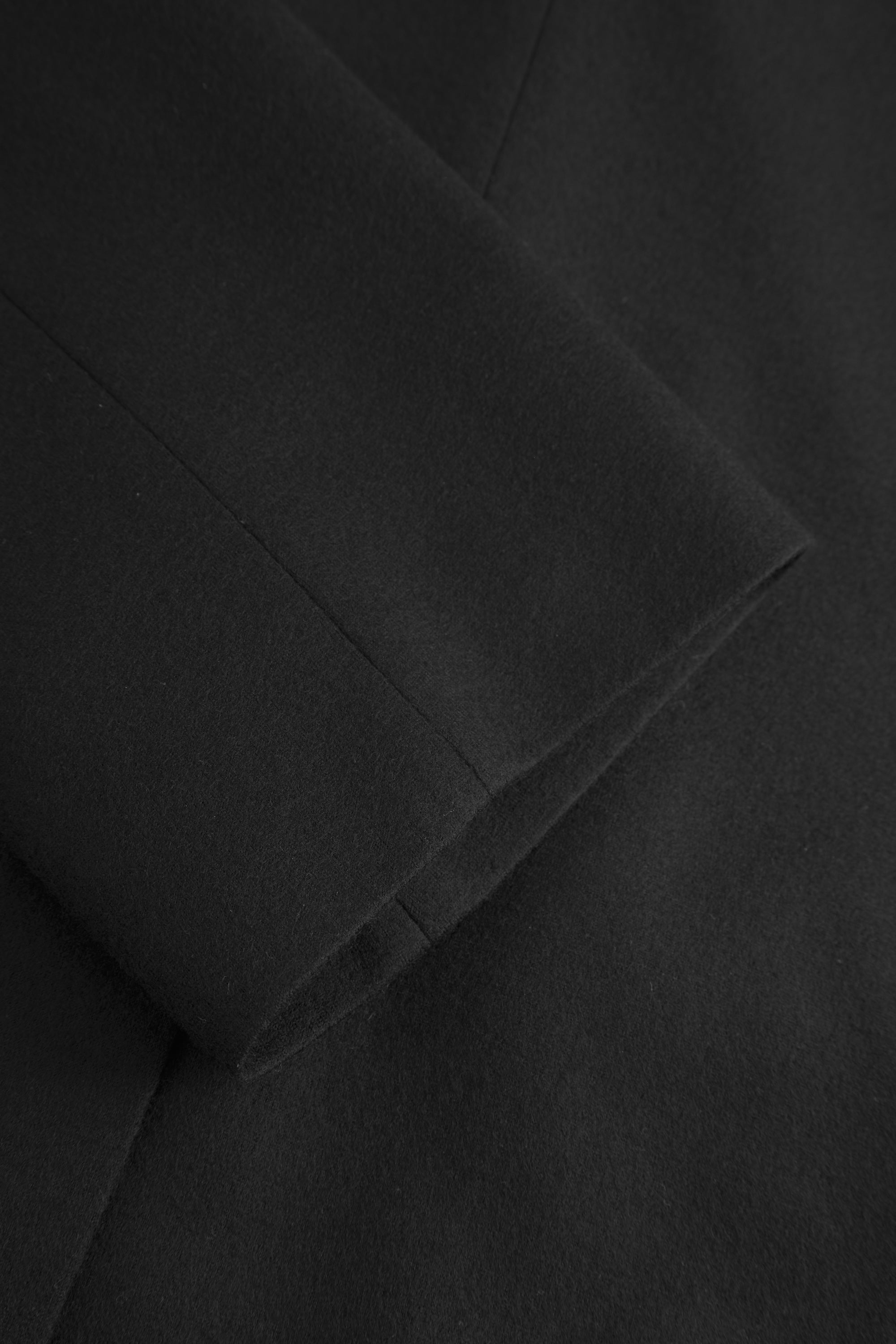 Jacke Regular Fit aus Wolle - Black - Schwarz