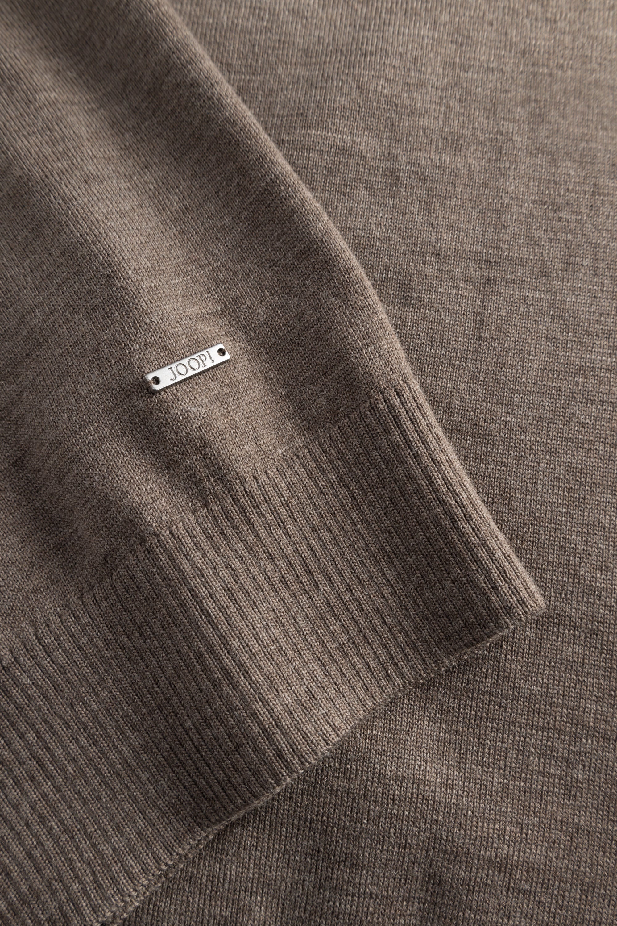 Strickpullover DENNY aus Schurwolle - 219 - Braun