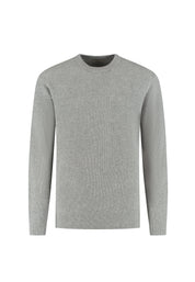 Strickpullover aus Wolle - 810-Lt. Grey - Grau