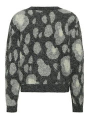 Strick-Cardigan EDELIE - Medium Grey Melange/Light Grey - Grau
