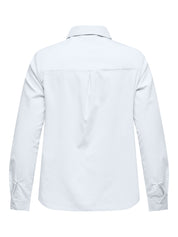 Bluse aus Lyocellmix - Bright White - Weiß